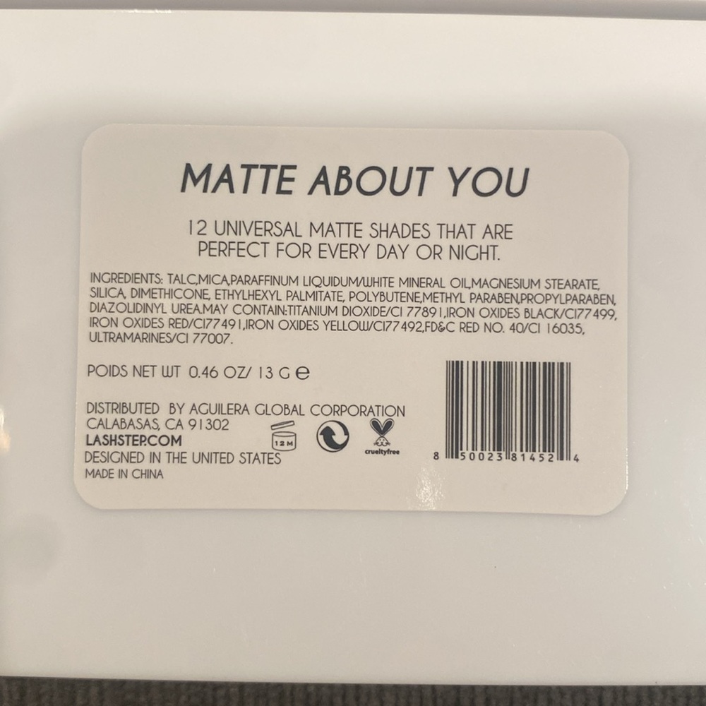 Eyeshadow Palette by Lash Step - Matte About You       makeup beauty eye eyes - Picture 4 of 4
